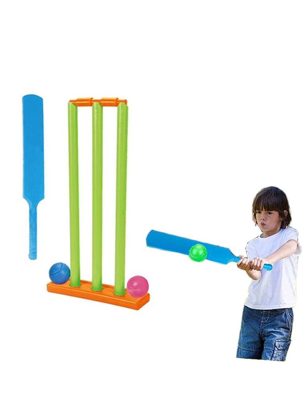 Cricket Kit for Kids 8pc Complete Cricket kit with Acce ories.
