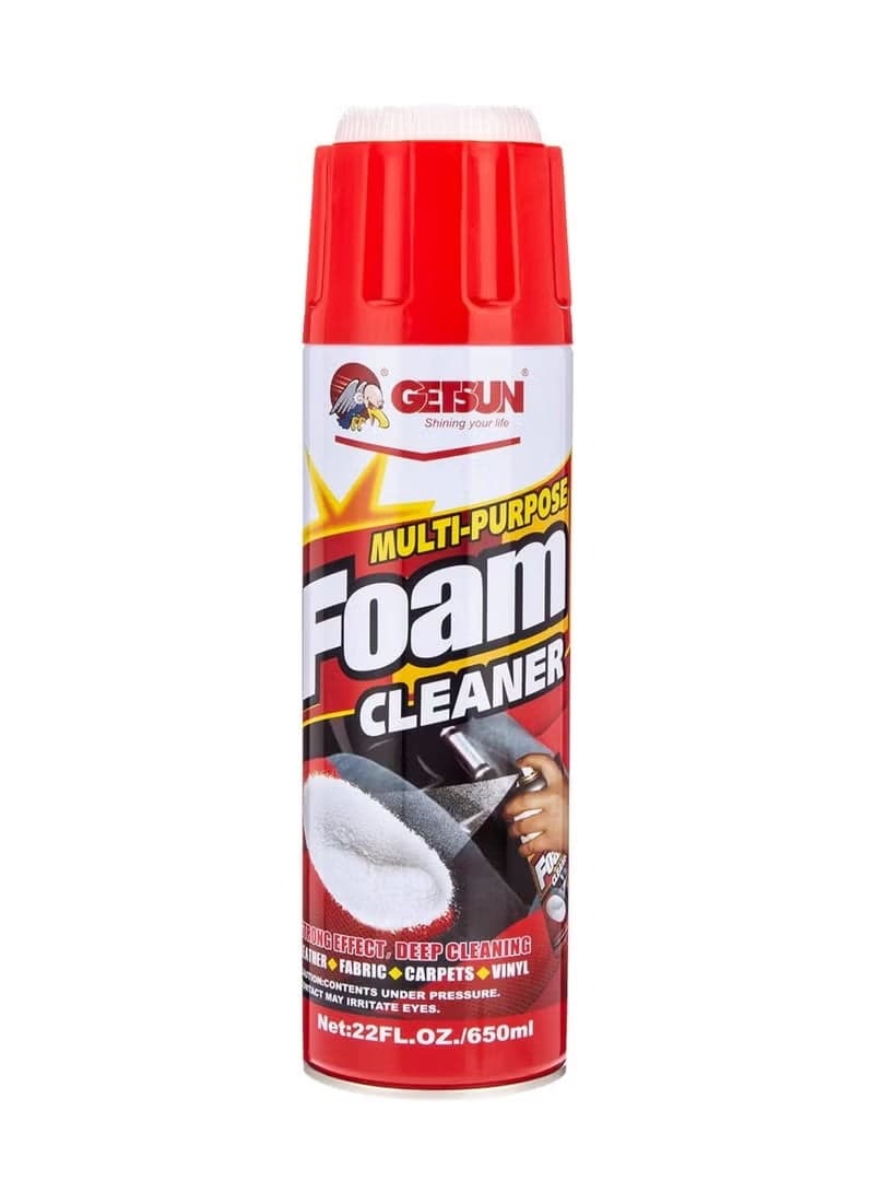 Multi Purpose Foam Cleaner Spray 650ml – Deep Cleaning Interior & Exterior Surfaces for Car & Home