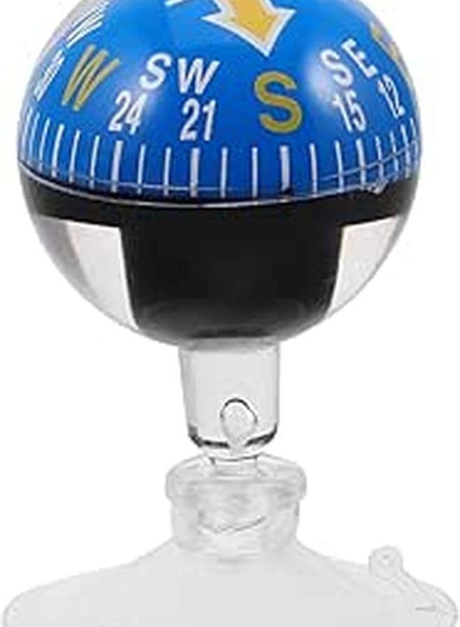 38mm Plastic Suction Cup Car Compass Ball for Vehicle Boat Dashboard Navigation Outdoor Hiking