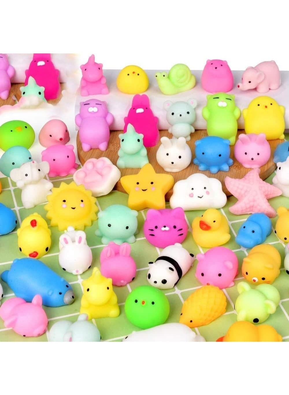 30 Animal Mini Soft Cute Party Gifts for Children, Cat Unicorn Soft Squeeze Stress Relieving Toy Gift Bag, Novelty Toy Gifts for Boys and Girls, Adults, Random