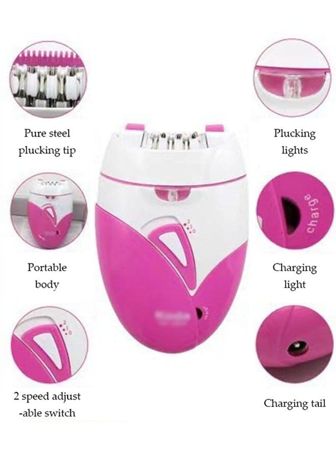 Women's Rechargeable Epilator Hair Removal Device Painless Hair Removal Tool Smooth Touch Hair Removal Focusing Silky Smooth Skin Applicable to Any Part of The Body Ideal Women's Day Mother's Day Gift