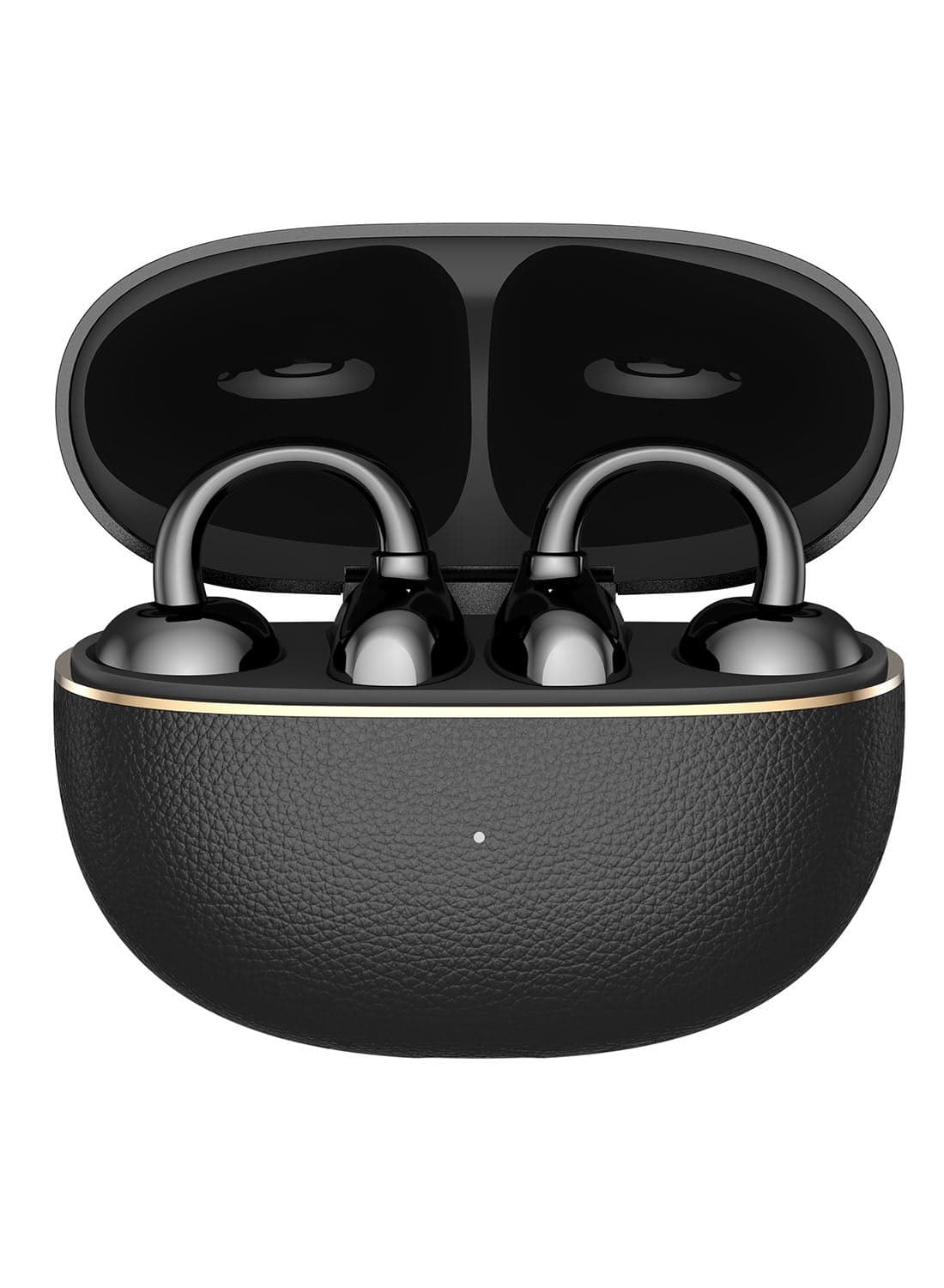 Choice Earbuds Clip 2 Pro, Open-Ear Wireless Earphones with Titanium Arch Bridge 2.0, 44-Hour Battery Life, 12mm Dual-Magnetic Drivers, Wireless Charging Support, IP54 Water Resistant - Black