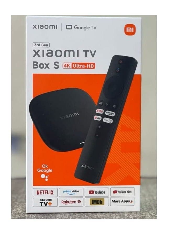Xiaomi TV Box S (3rd Gen) Xiaomi Global with 4K Ultra HD