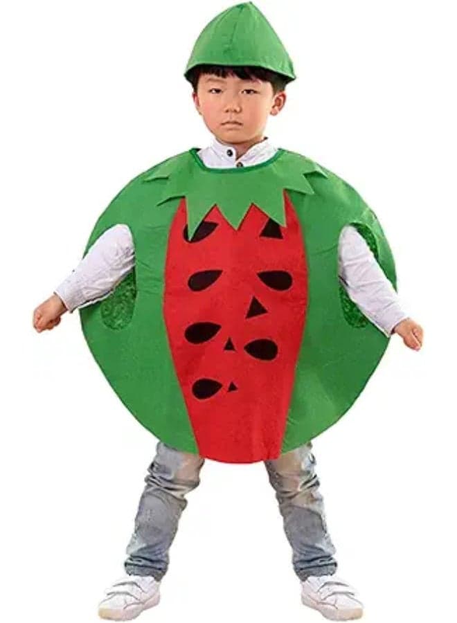 Unisex Halloween Costume Dress Set Fruits Costume Suit with Hat