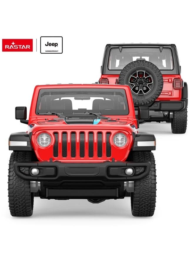 1:24 Scale Die-Cast Jeep Wrangler Rubicon 4xe Model Car, Officially Licensed Jeep Toy Car
