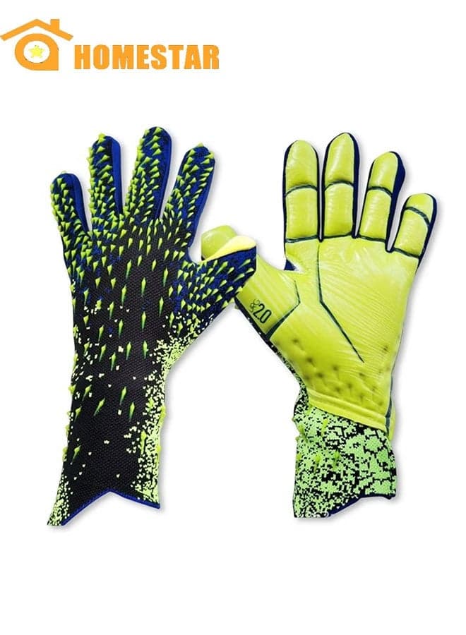 Size 7 Goalkeeper Gloves, Goalie Gloves Offers Excellent Protection With Abrasion-resistant, Non Slip and Wrist Protection