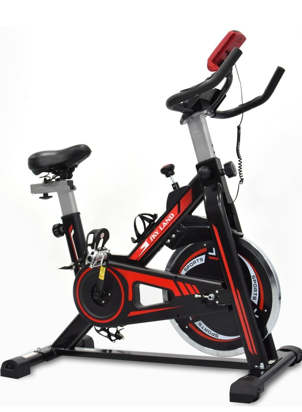 Luxury Indoor Spinning Bike, Fully Adjustable Stationary Exercise Bike
