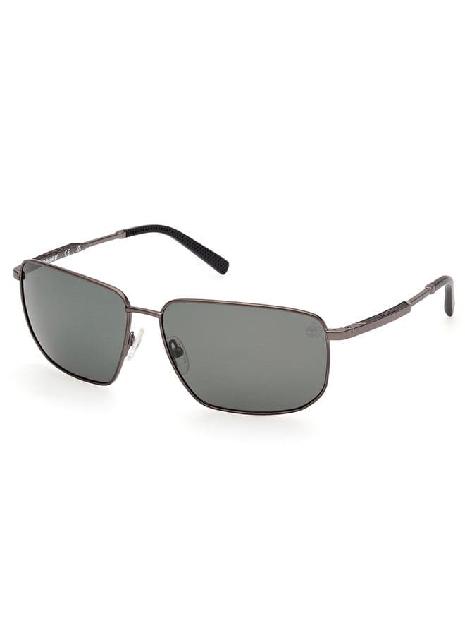 Men's Polarized Rectangular Sunglasses - TB0001007R61 - Lens Size: 61 Mm
