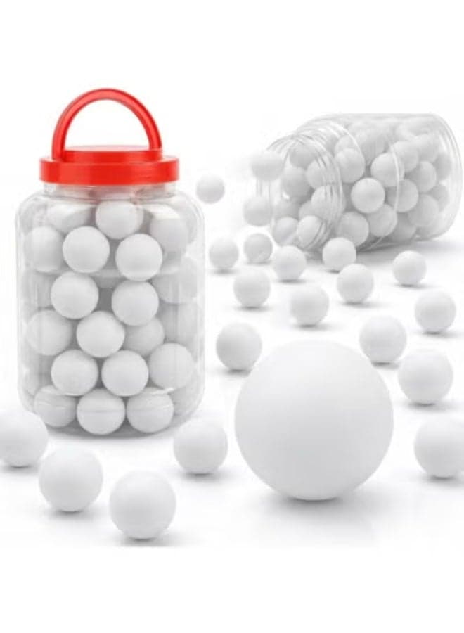 Ping Pong Balls 60 Pack – 3 Star Table Tennis Balls 40mm ABS, ITTF Standard Training Balls with Portable Storage Jar & Carry Handle for Indoor Outdoor Practice, Beer Pong & Gifts