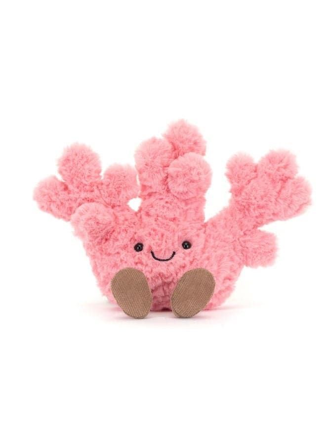 Amuseables Coral— Plush Toy, Ultra Soft Stuffed Doll, Ideal Gift for Kids & Friends