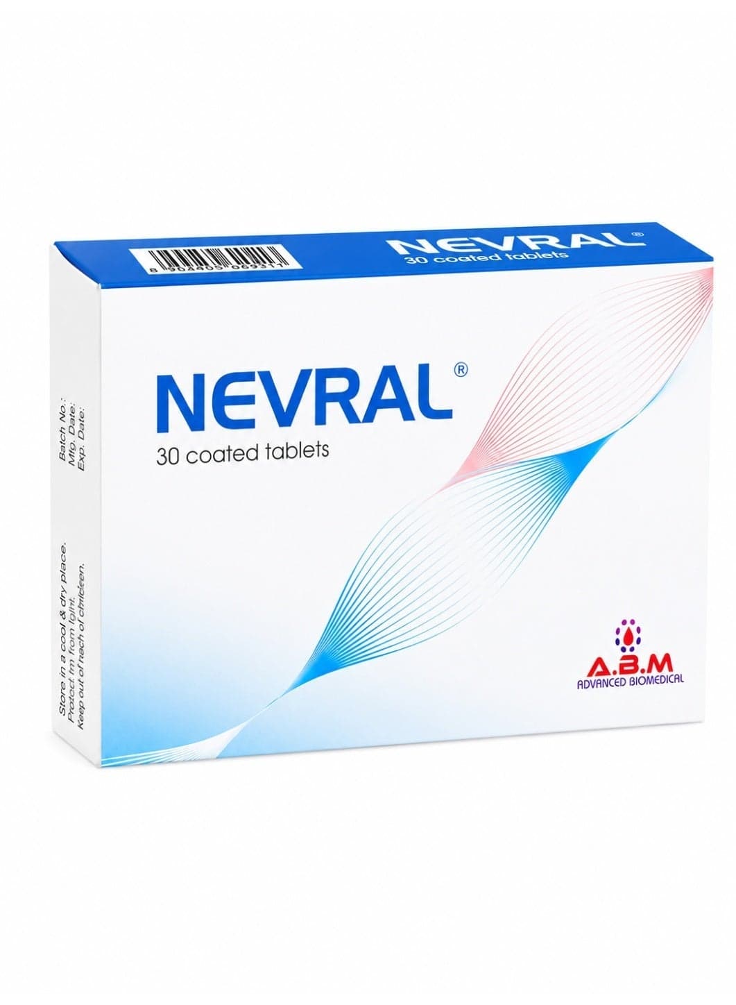 Nevral Natural Vitamin B1 & B12 Supplements for Neuropathic Pain | Highly Effective Antioxidant & Anti-inflammatory Tablets with Alpha Lipoic & Folic Acid | Neuropathy Nerve Pain Relief Support Supplement - 30 Tablets