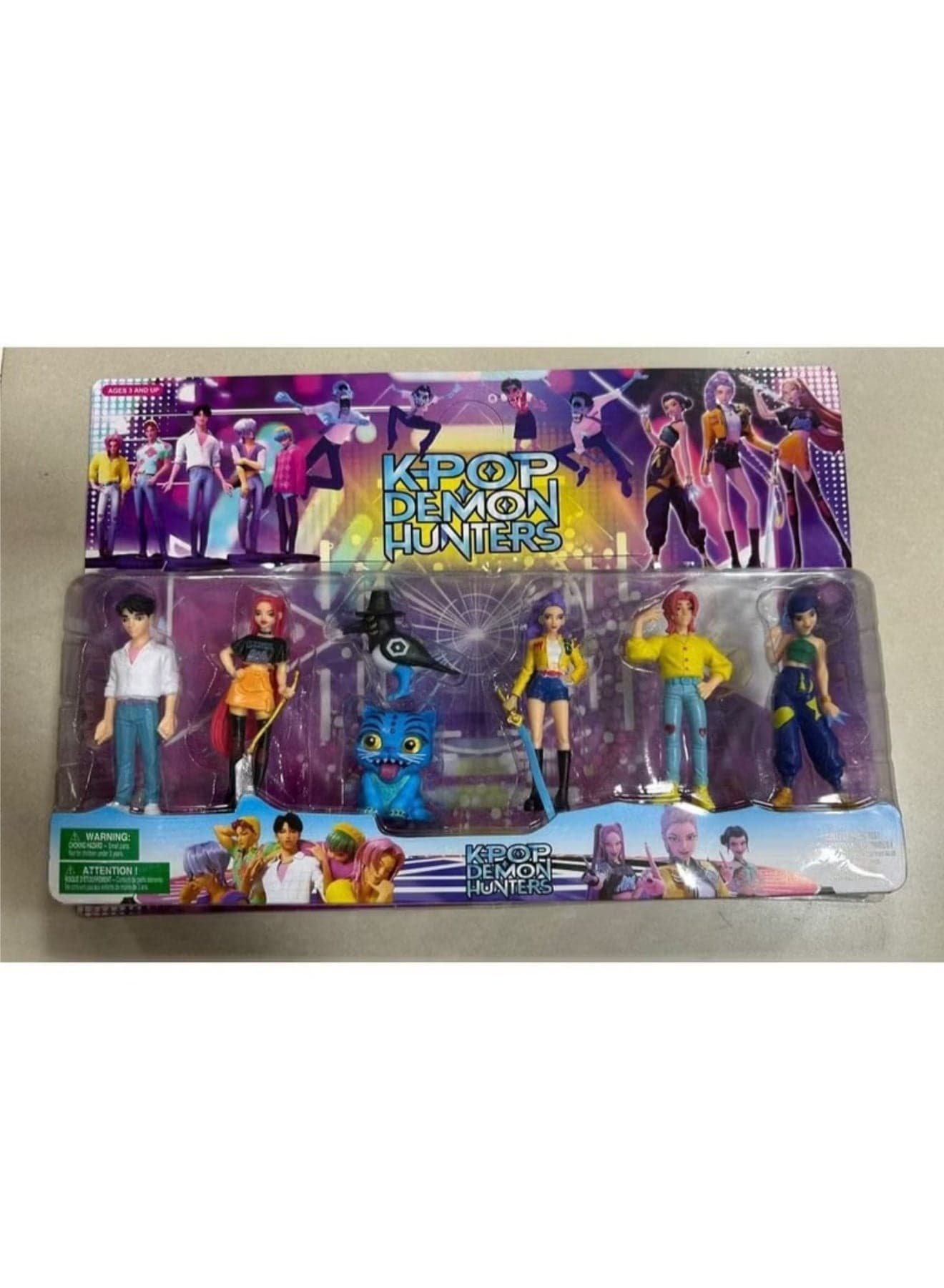 Figures Kpop Demon Hunters Action Figure Home Decor Desk Ornament For Hunters Fans 7 pcs set