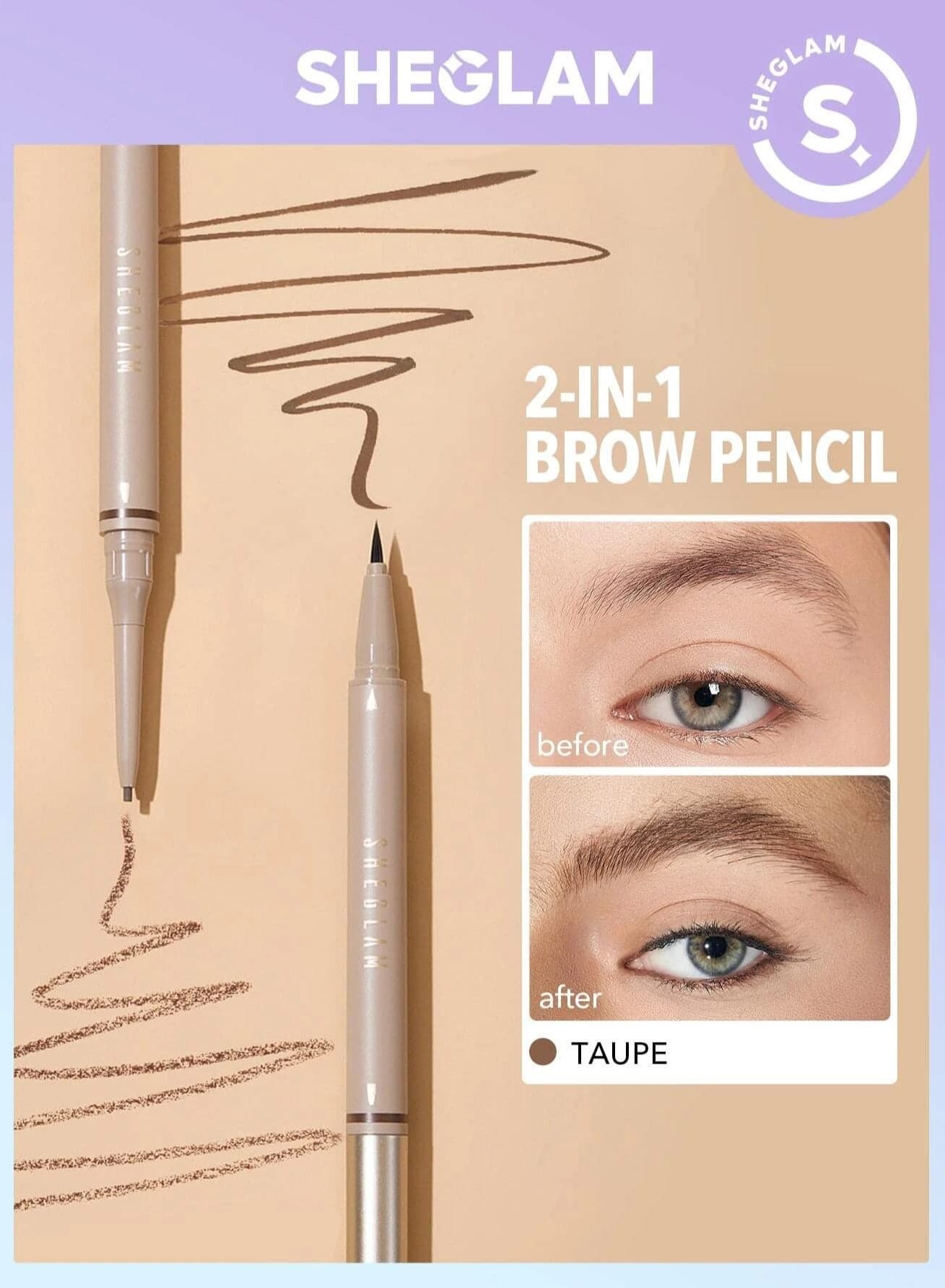 Brows On Demand 2-In-1 Brow Pencil - taupe