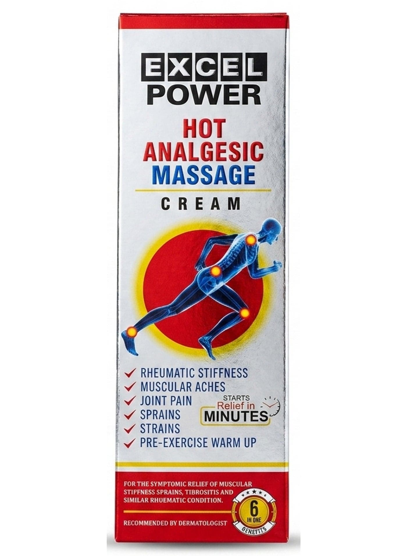Hot Analgesic Massage Cream 100G