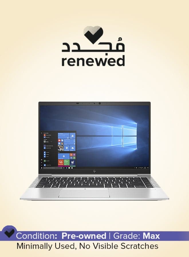 Renewed - Elitebook 845 G7 (2020) Laptop With 14-Inch Display, AMD Ryzen 7 Pro Processor/4th Gen/8GB RAM/256GB SSD/AMD IPS Graphics silver