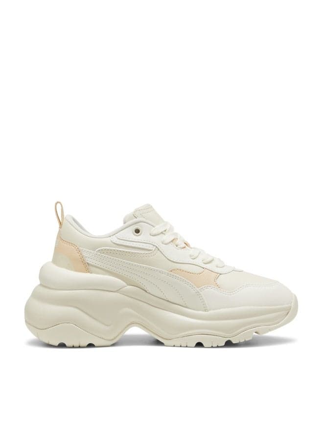 Cilia Wedge Womens Beige Sneakers