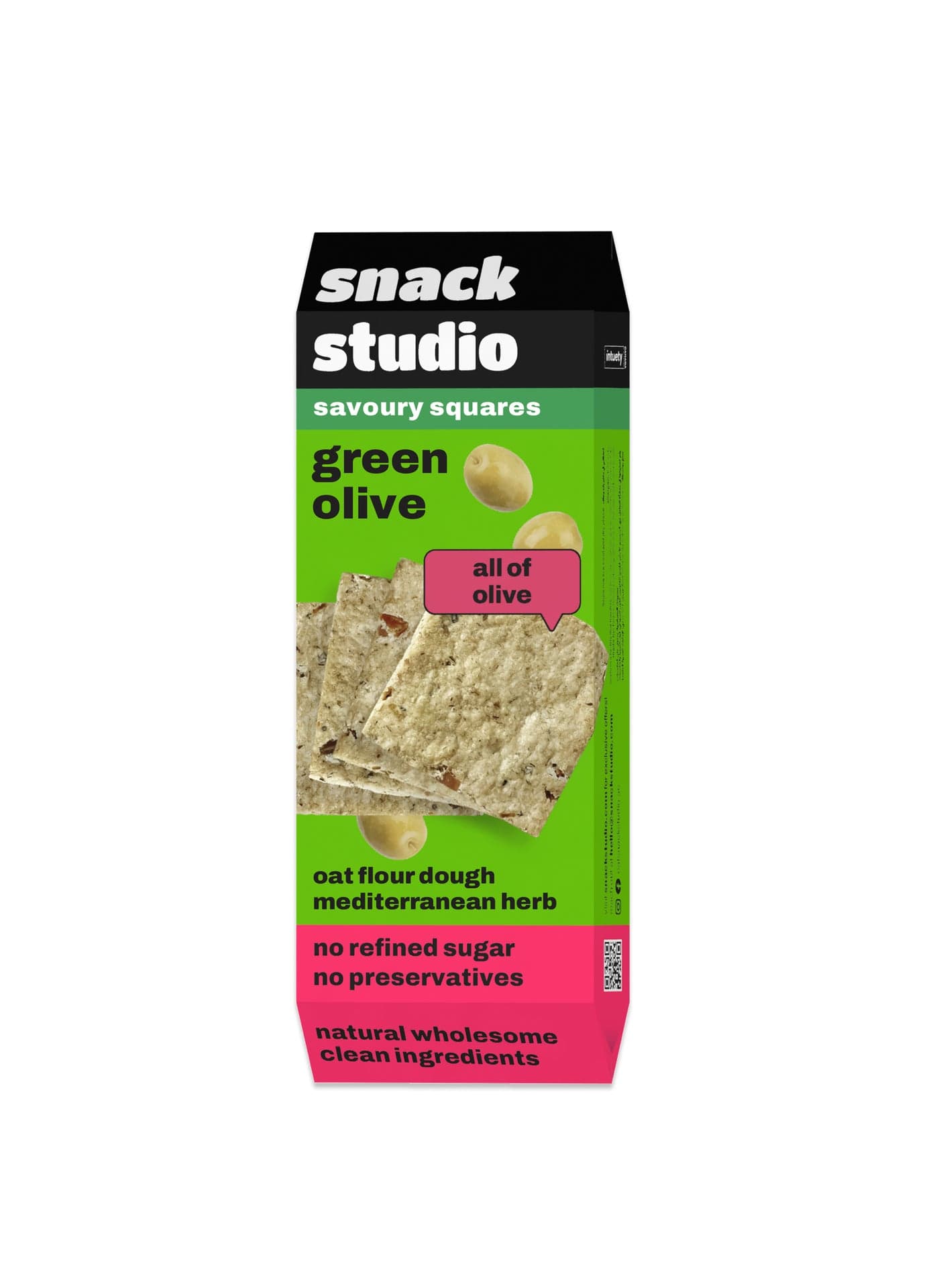 Savoury Squares - Green Olive