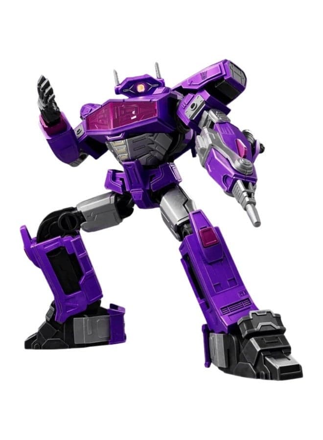 Blokees Transformers One Shockwave Classic Class Action Figure – 86 PCS Construction Kit, Collectible Decepticon Model Toy for Kids & Adults, STEM Building Set