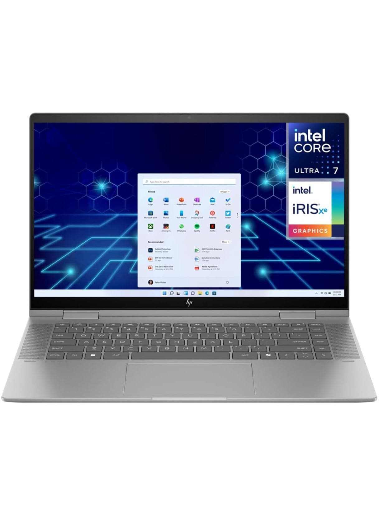 (Upgraded Version) Envy Laptop With 15.6-Inch FHD+ Touch screen Display, Intel Core Ultra 7 155U Processor/32GB RAM/1TB SSD/8Intel Iris XE Graphics/Windows 11 English grey English grey