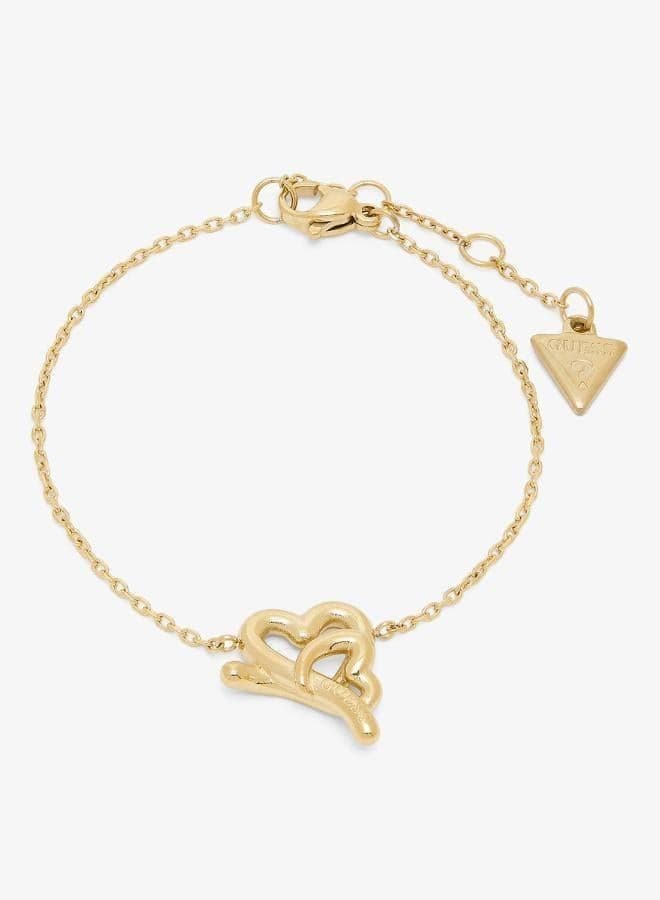Embraced Heart Chain Bracelet