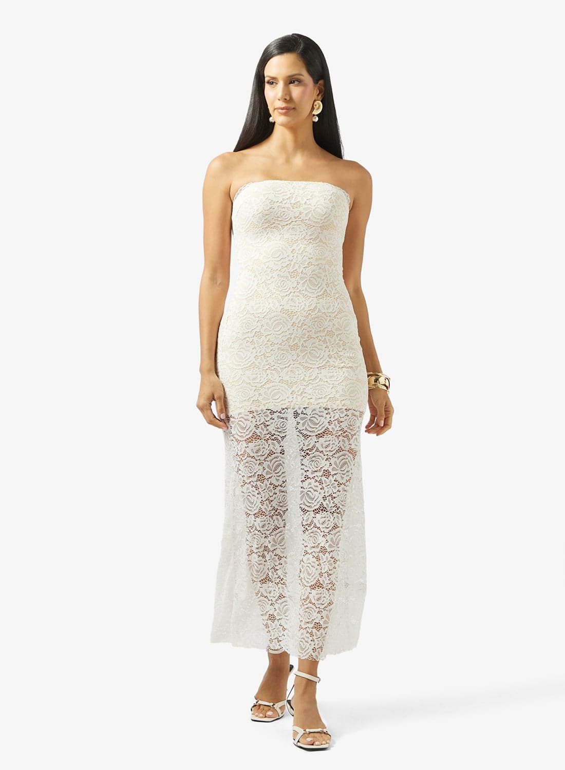 Bandeau Lace Dress