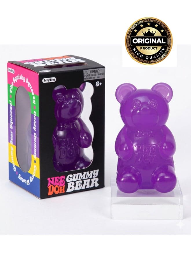 NeeDoh Gummy Bear-PURPLE