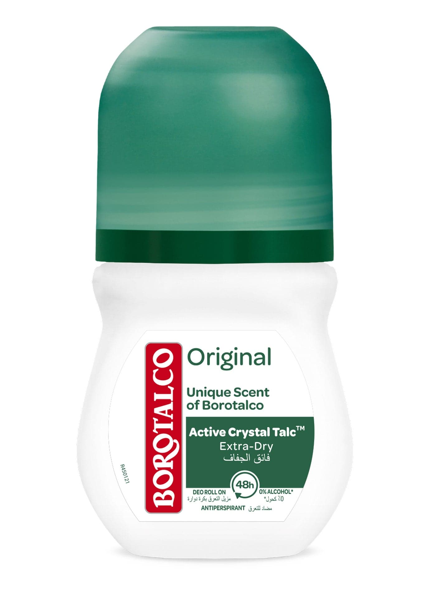 Original Unique Scent of Borotalco With Active Crystal Talc Deodorant Roll On