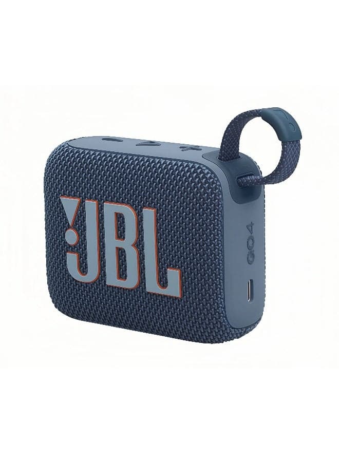 Go4-Portable Waterproof and Dustproof Wireless Bluetooth Speaker, Big Pro Sound with Punchy bass,Built-in long-lasting battery, Made in Part with Recycled Materials Blue