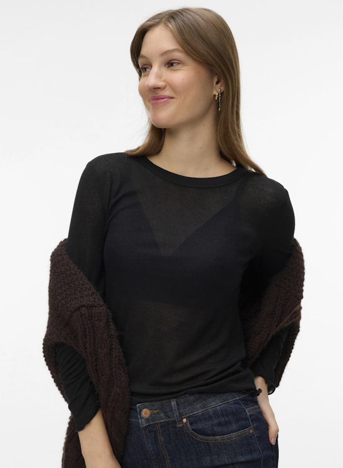 Long Sleeve Fitted Top