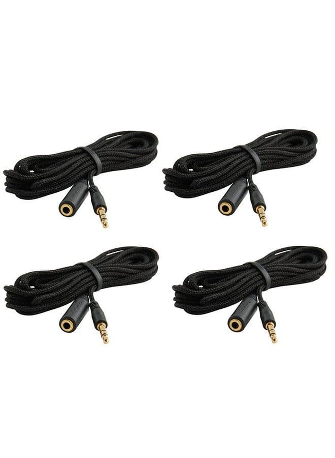 Quiz Answer Game Buzzer Standalone System W/Led Light Buttons 15Ft Extension Cables (4Pack Extension)