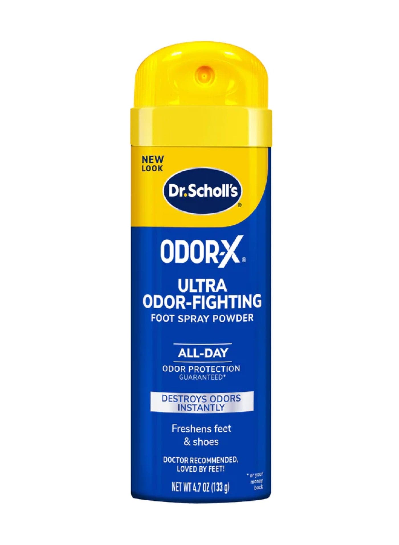 Odor-X Ultra Odor-Fighting Foot Spray Powder - Destroys Odors Instantly for All-Day Protection & Freshness (4.7 oz)