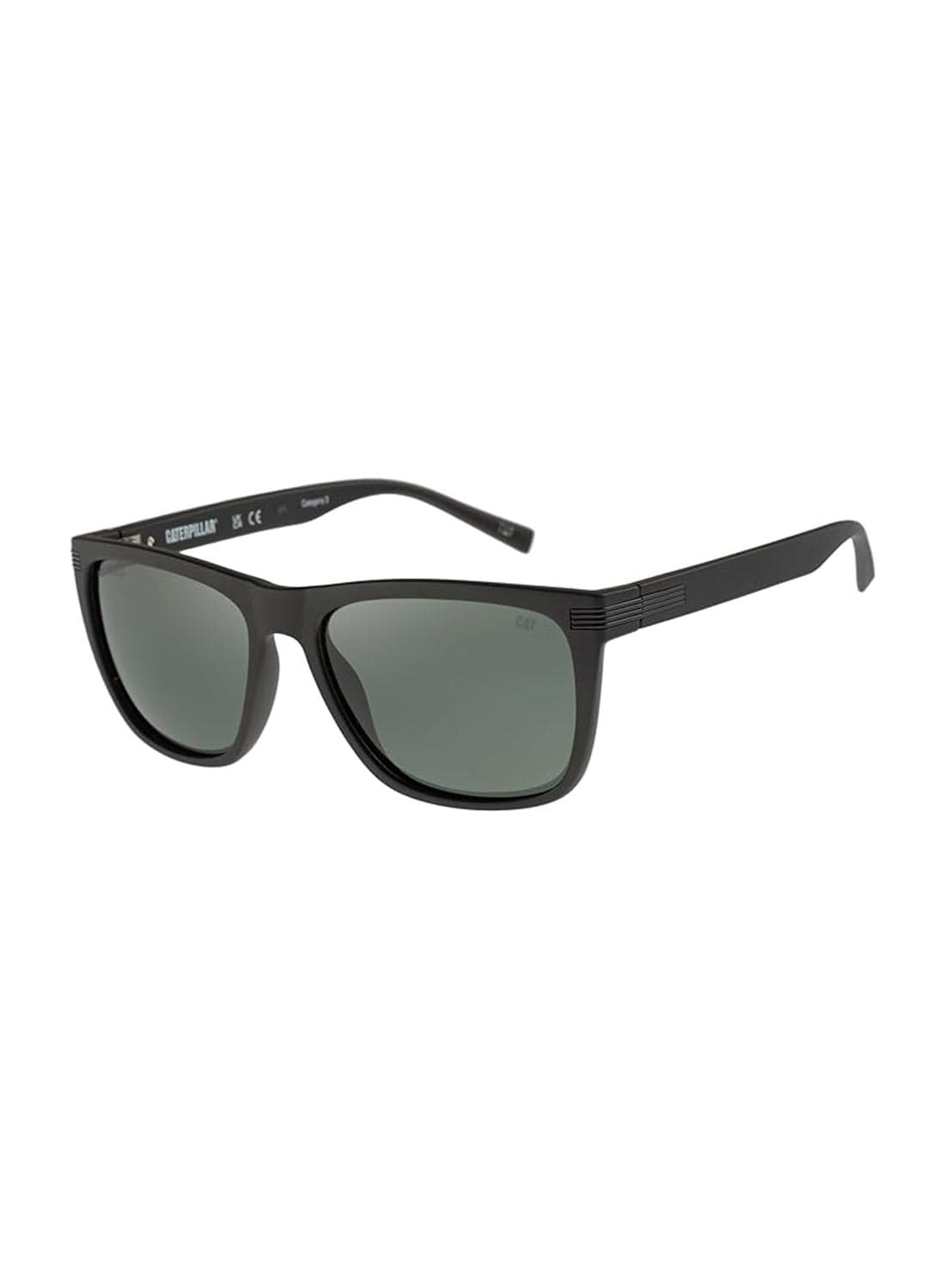 Precision 8517 Men Polarized Rectangular Sunglasses Black 57 mm