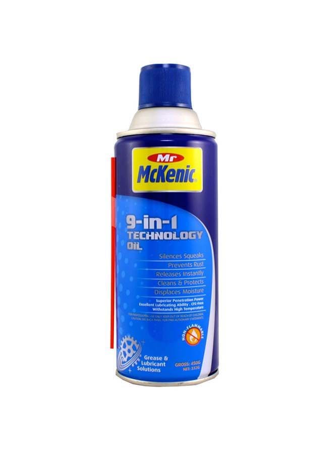 Lubricant Oil Non Flammable Rust Removal Multi Purpose 9 in1 Technology Oil (450G)