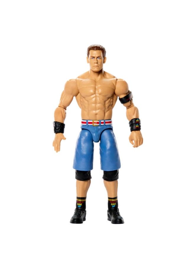 Mattel WWE John Cena Action Figure, Main Event Series #165, 6-inch Collectible Superstar with 14 Articulation Points & Life-Like Look 