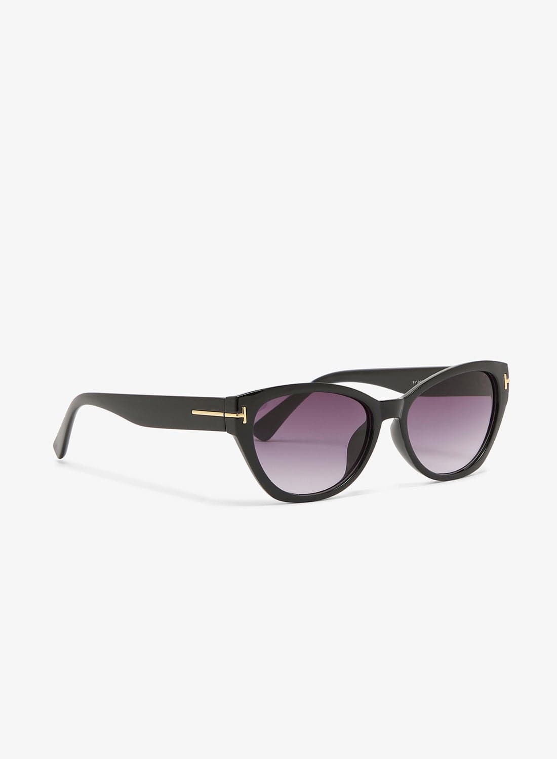 Temple Detail Cat Eye Sunglasses