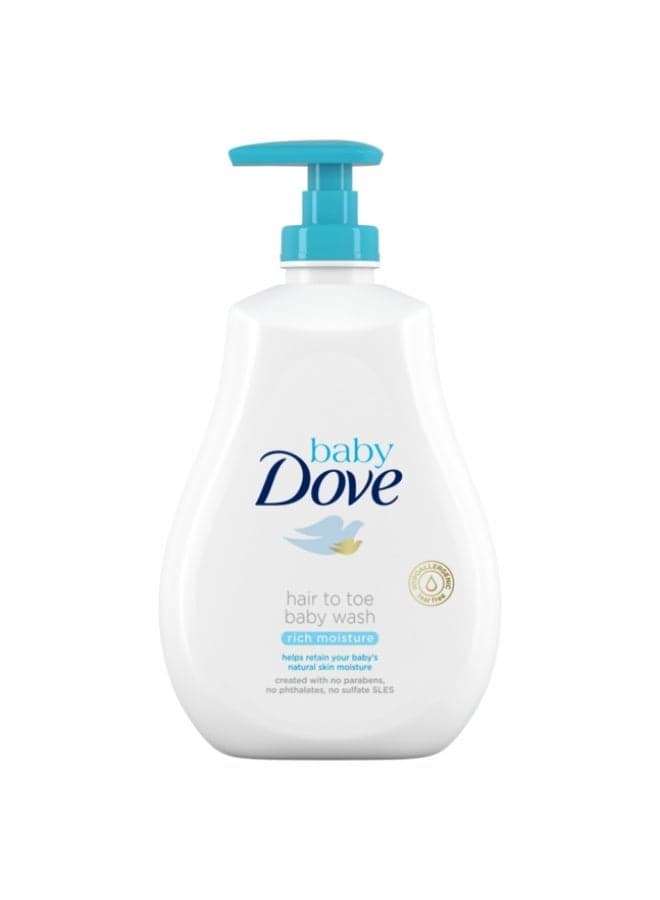 Baby Dove Rich Moisture Head to Toe Wash 400 ml
