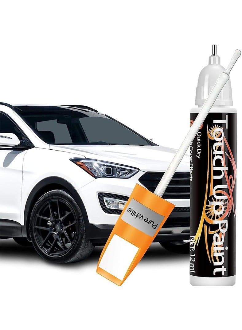 Touch Up Paint for Cars/ Motorcycle, White Car Paint Touch Up, Car Paint Scratch Repair, Auto Paint Repair Pen, Professional Seamless Coverage