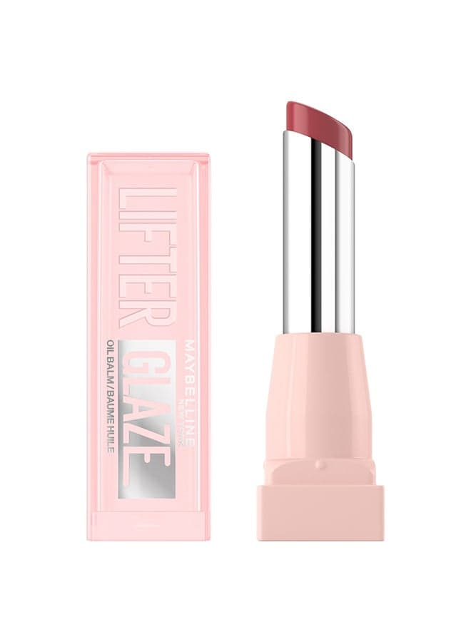Maybelline New York Lifter Glaze Oil Balm, Hydrating Oil Balm With Hyaluronic Acid, Up to 24H Hydration, Berry Haze 007