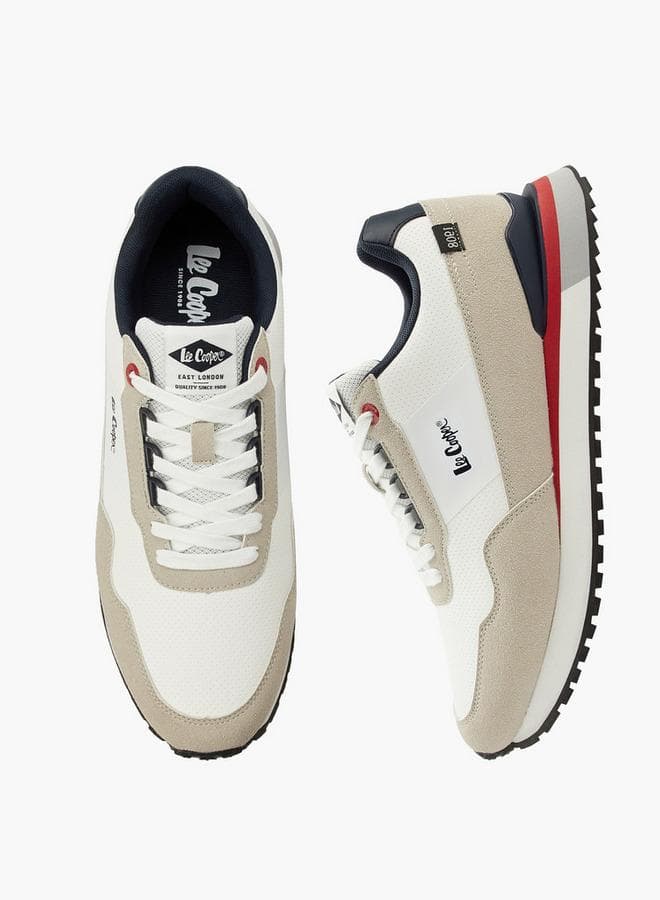 Men Lace-Up Ankle Sneakers