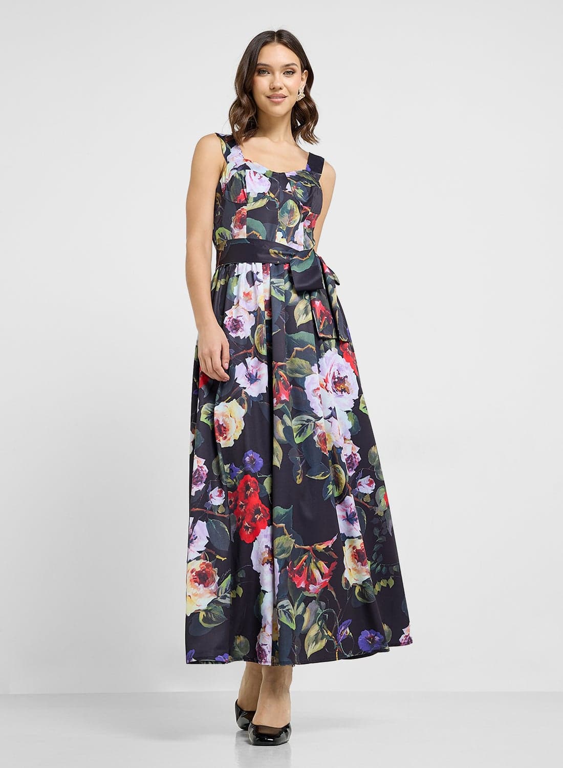 Floral Print Maxi Dress