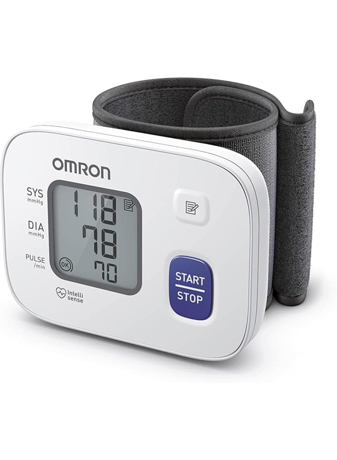 RS2 Wrist Blood Pressure Monitor - Clinically Validated Wrist Blood Pressure Machine with BP cuff (13.5-21.5 cm) - Wrist BP Monitor with Irregular Heartbeat Detection - 30 Measurements in Memory