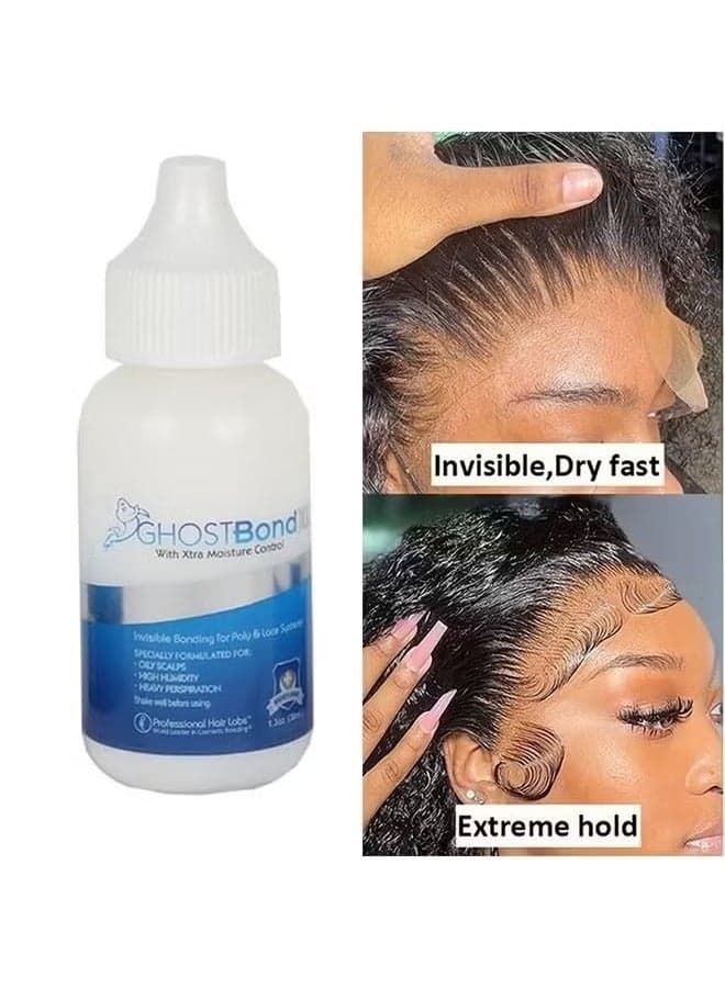 Professional Hair Labs Ghost Bond Hair Glue Wig Adhesive, XL, 1.3oz (38 ml)
