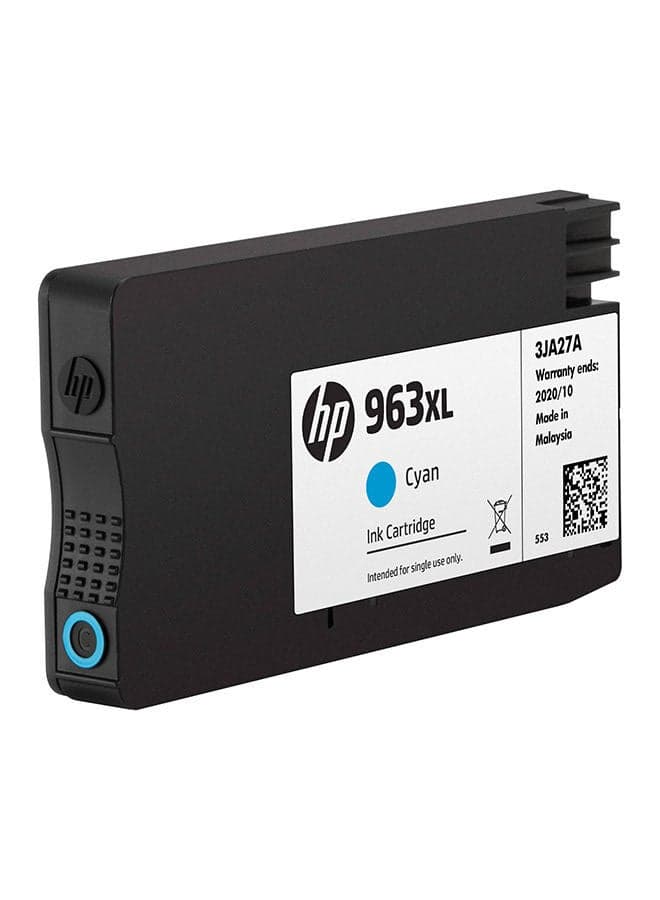 963XL High Yield Original Ink Cartridge 3JA27AE Cyan