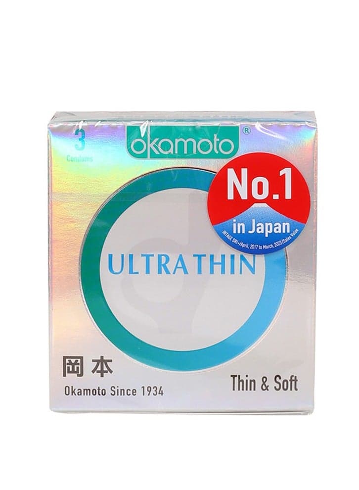 Ultra Thin Condoms Pack of 3
