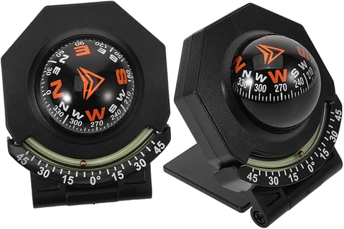 Universal Dashboard Compass For Car Motorcycle Boat And Hiking 1 Piece