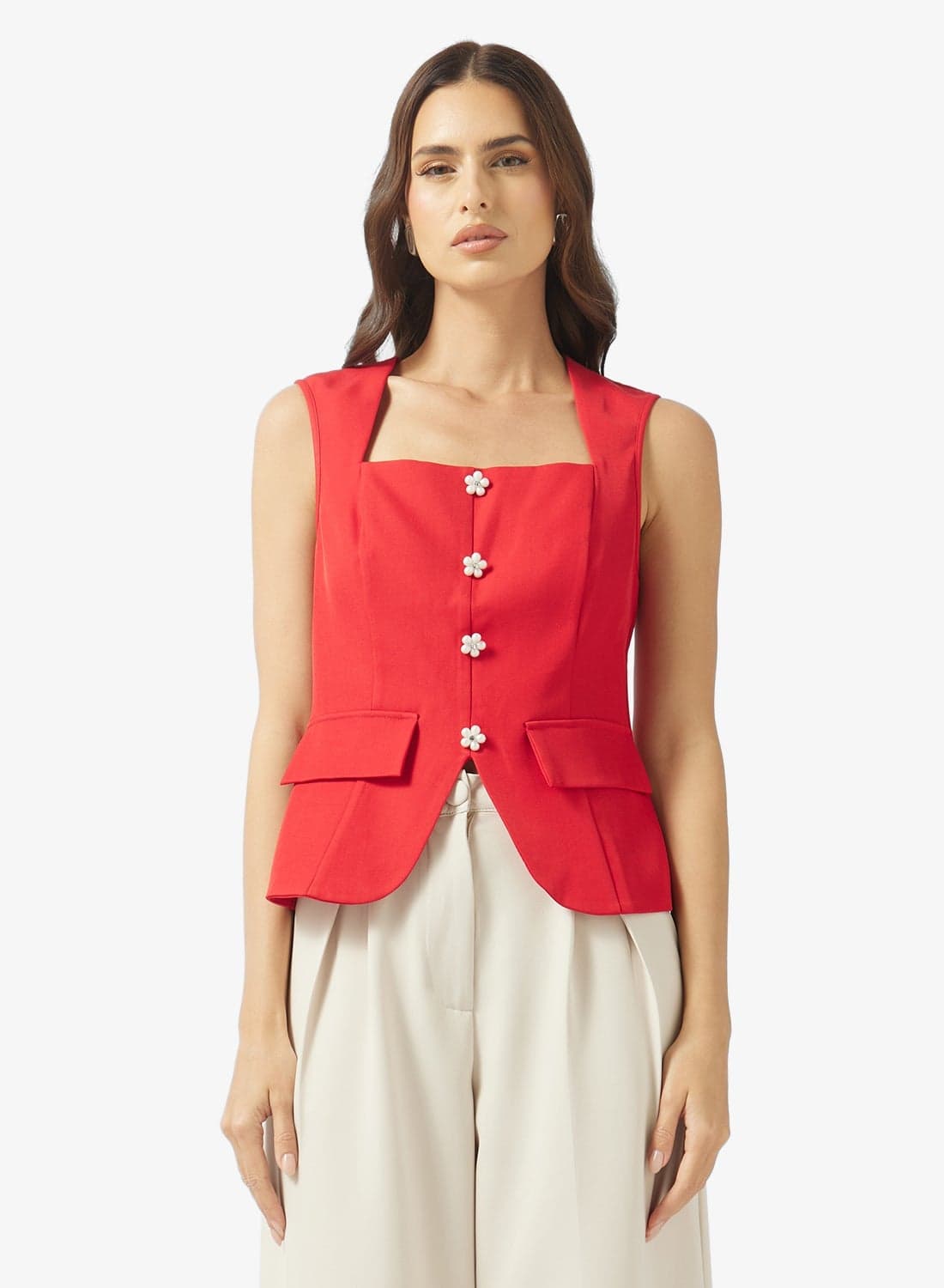 Sleeveless Vest Top