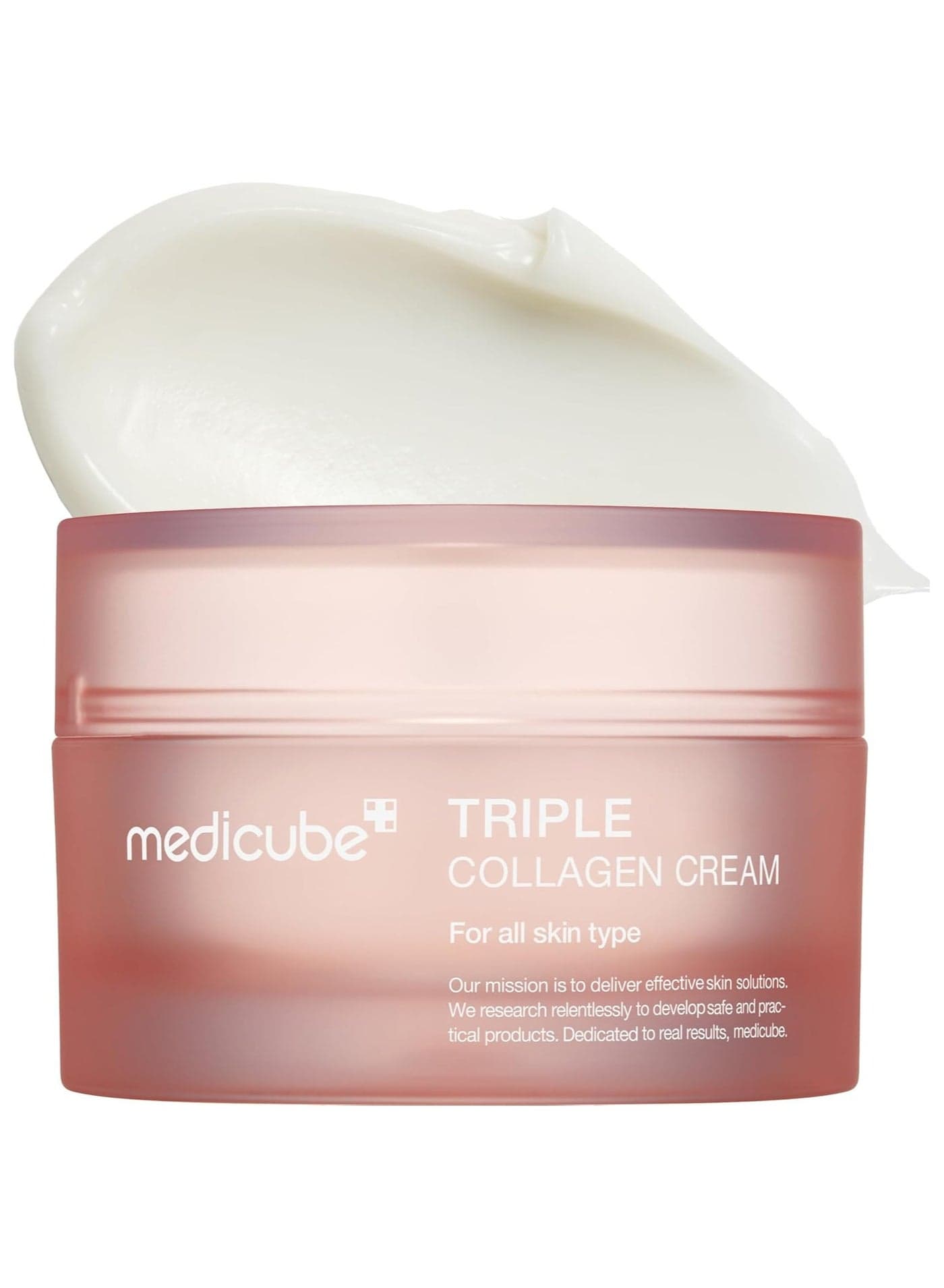 Triple Collagen Cream - Hydrating & Firming Moisturizer with Hyaluronic Acid, Premium Elastin, Shea Butter - Wrinkle Care & Boosts Elasticity - Korean Skincare