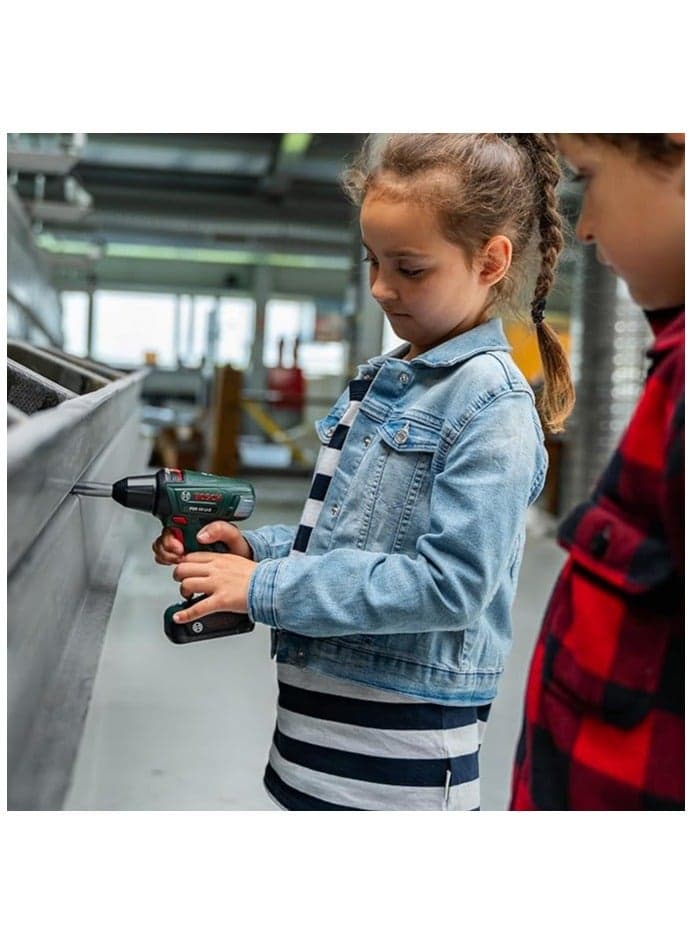 Bosch Cordless Screwdriver I Battery-Powered Drill/Screwdriver With Rotating And Interchangeable Bits I Light And Sound I Dimensions: 20 Cm X 6.5 Cm X 19 Cm Multi - Colored