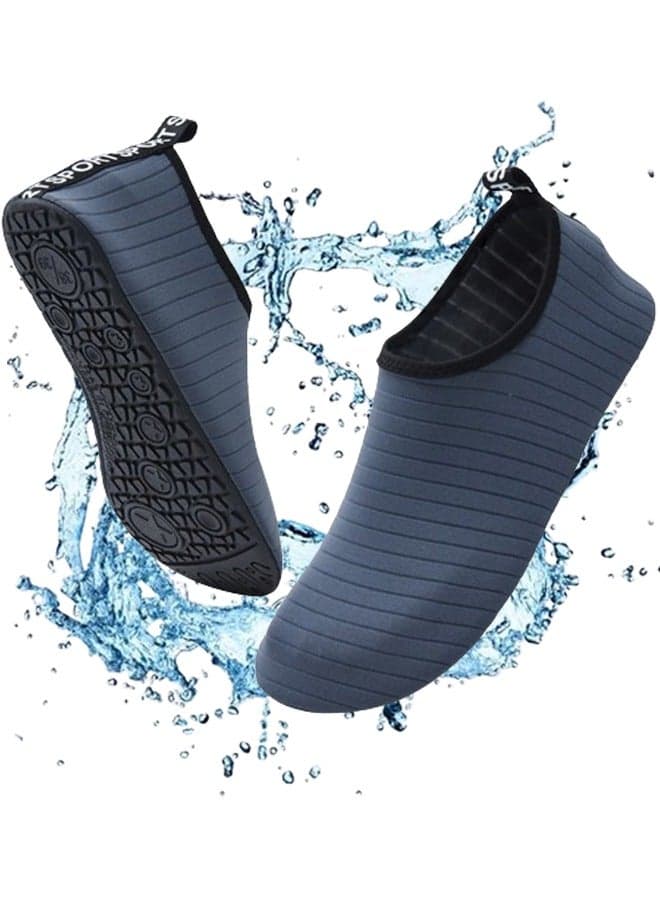 Water Shoes Womens Mens Beach Shoes Quick-Dry Barefoot Aqua Shoes Socks Snorkeling Shoes Water Socks for Outdoor Beach Swim Surf Walking Yoga (D)
