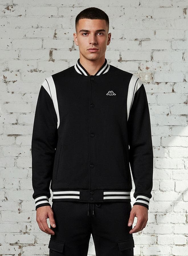 Kappa Men Colourblock Varsity Jacket